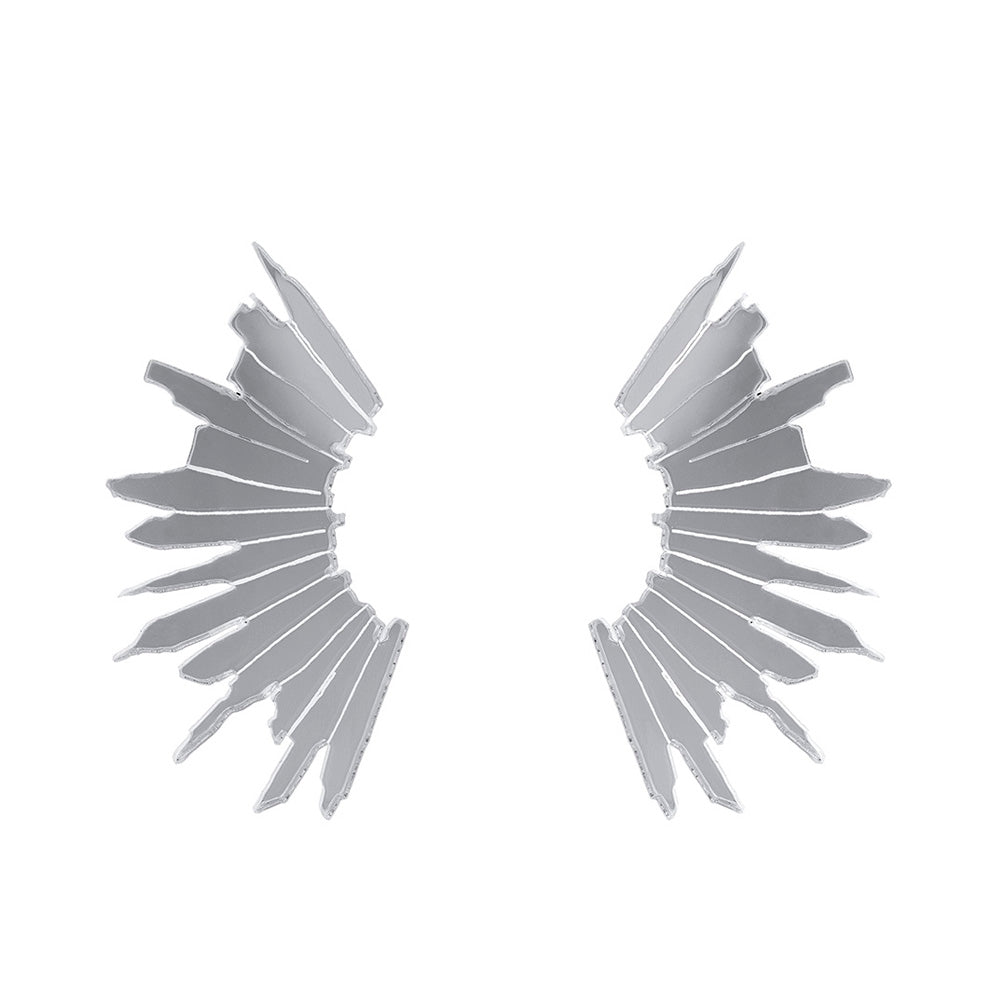 Pendientes Rayo Plata