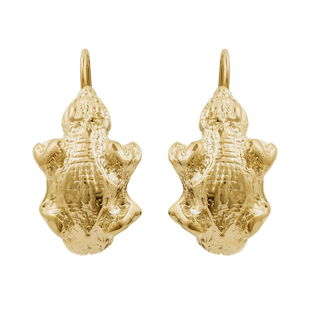 Pendientes Aro Cocodrilo