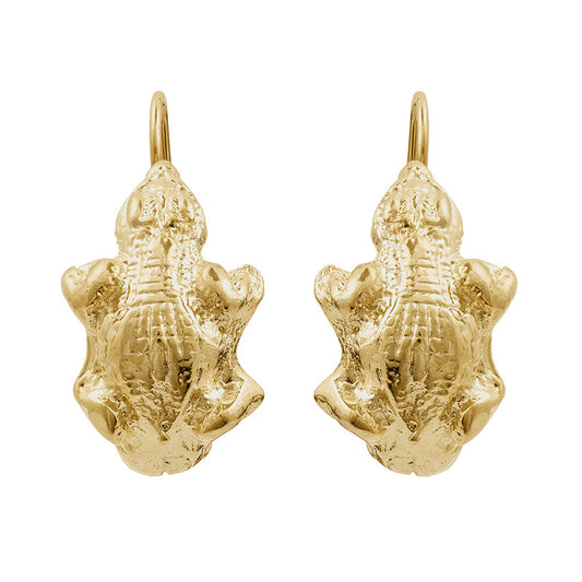 Pendientes Aro Cocodrilo