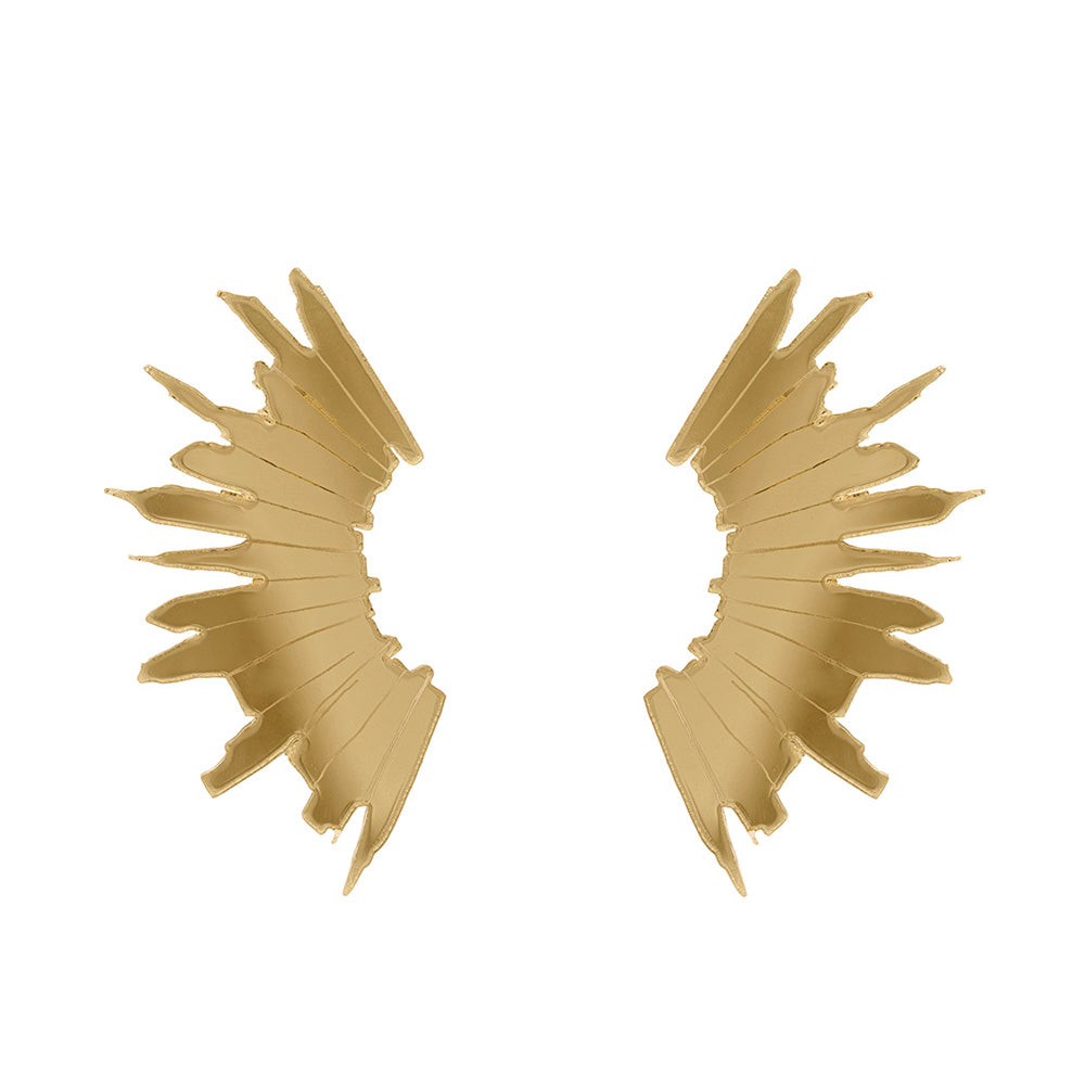 Pendientes Rayo Oro