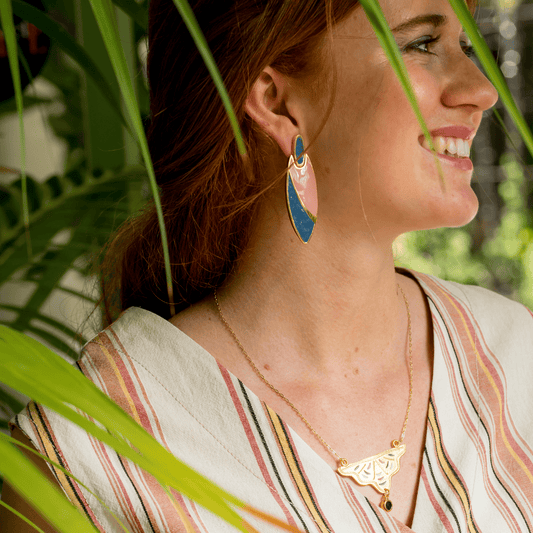 Pendientes Vintage Azul