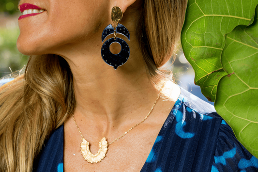 Pendientes Lisboa y Colgante Ana | OMI Touch Joyas