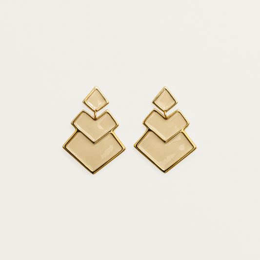 Pendientes Burdeos
