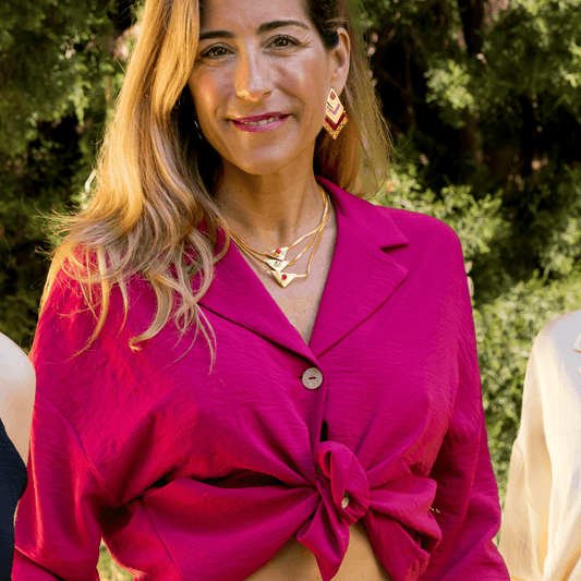 Pendientes Faro Rosa