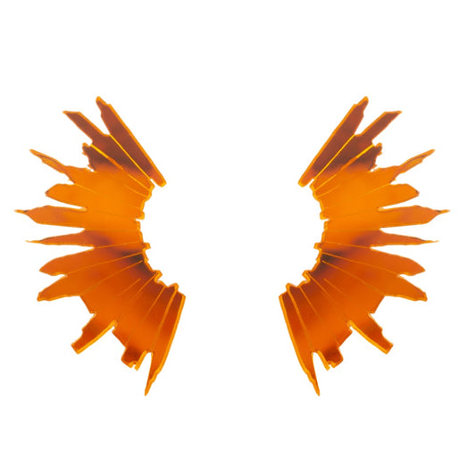 Pendientes Rayo Naranja