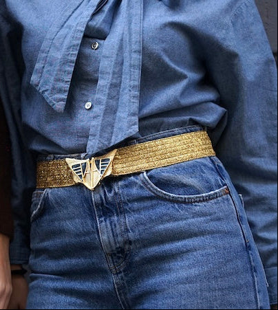 Cinturón Mariposa Azul