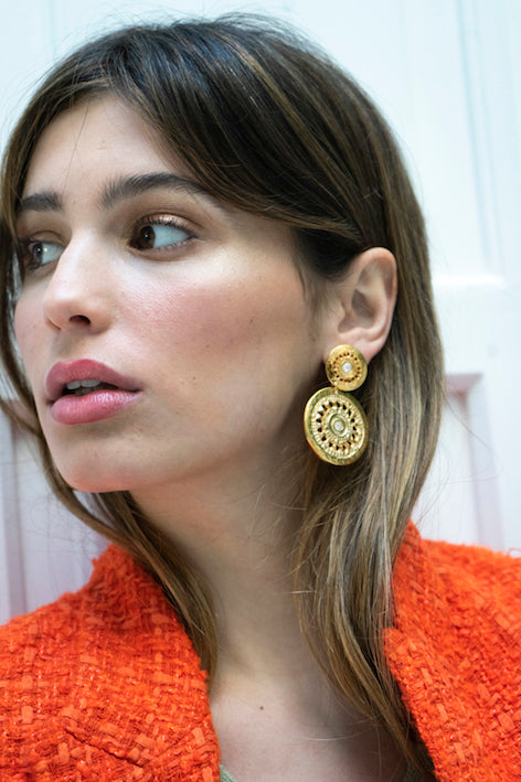 Pendientes Alegría Coral