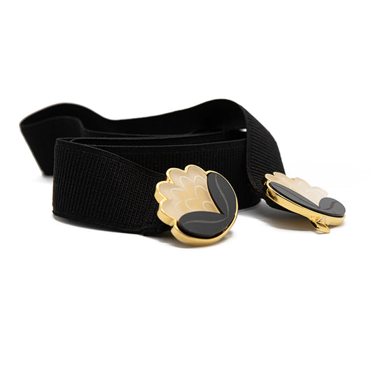 Cinturón Sevilla Beige y Negro