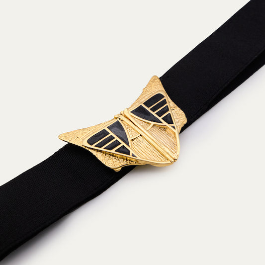 Cinturón Mariposa Negro