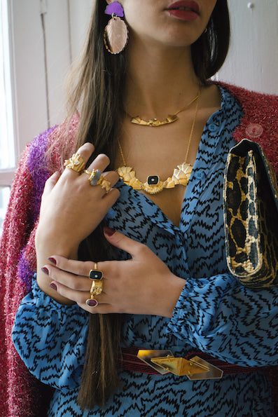 colgante Jaguar Purpurina | Omitouch Joyas de diseño