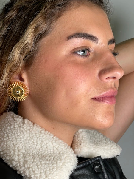 Pendientes Sol | Omitouch Joyas de Diseño en España