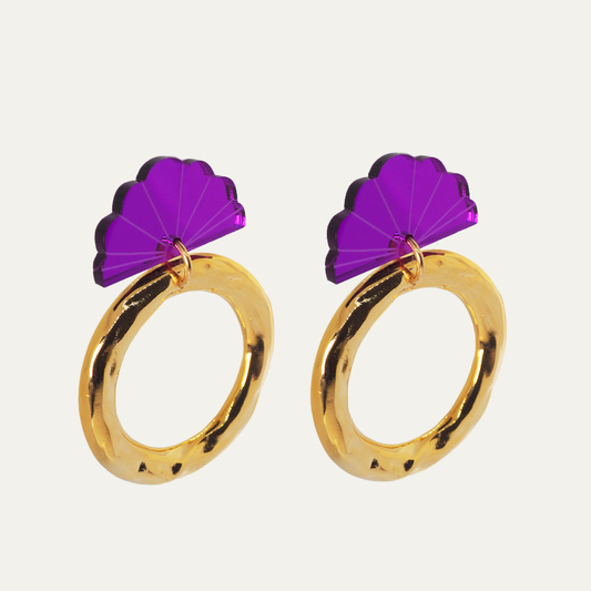 Pendientes Shangay Aro | OMI Touch Joyas