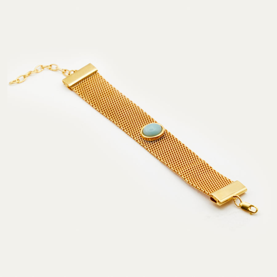 Brazalete Pilar verde agua