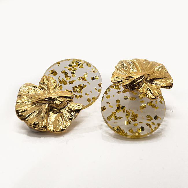 Pendientes Orquídea Oro