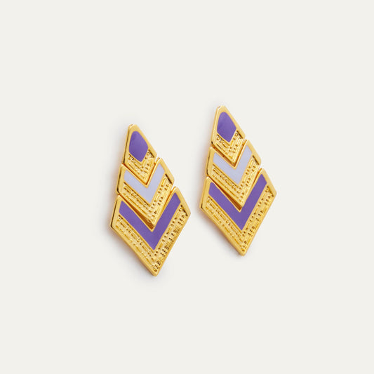 Pendientes Faro Malva