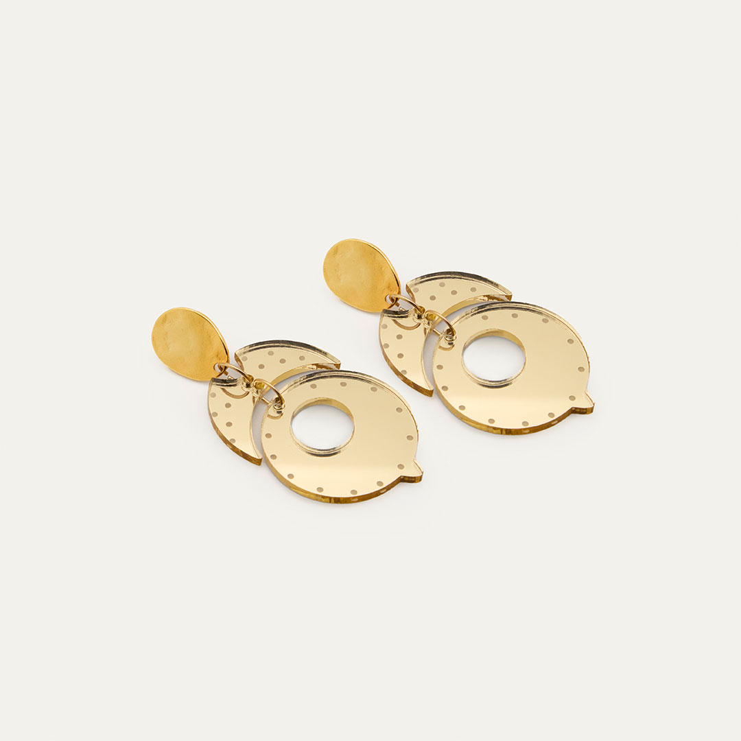 Pendientes Lisboa Dorado