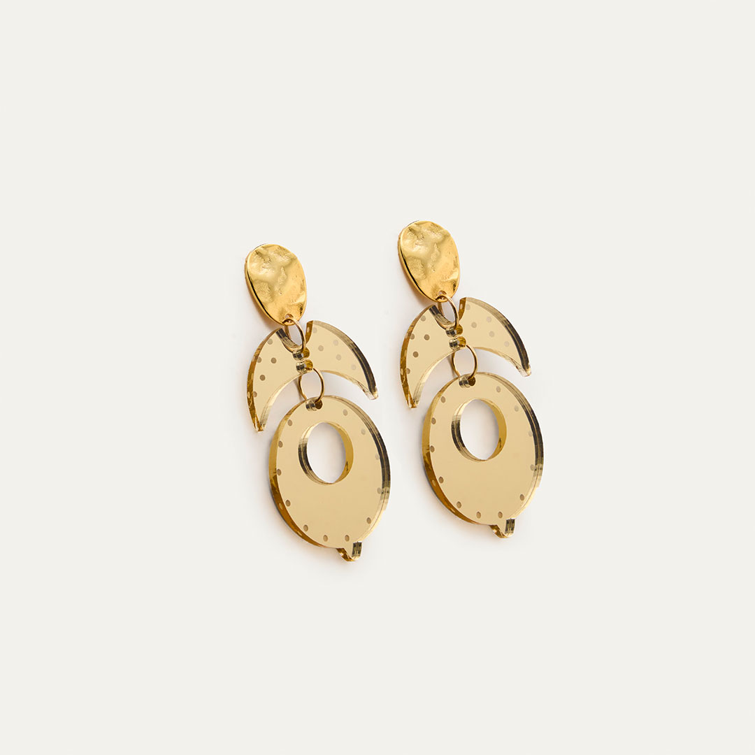 Pendientes Lisboa Dorado