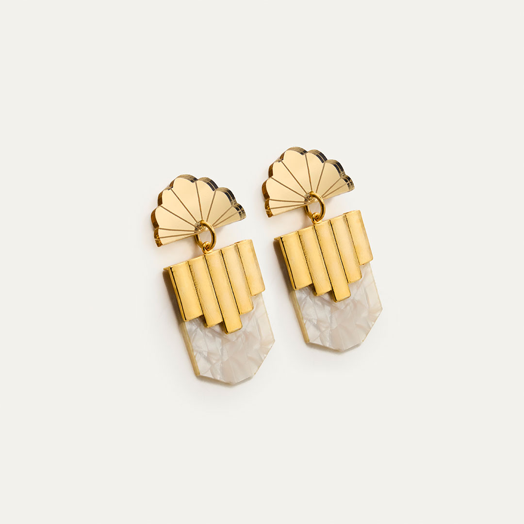 Pendientes Metrópolis | OMI Touch joyas