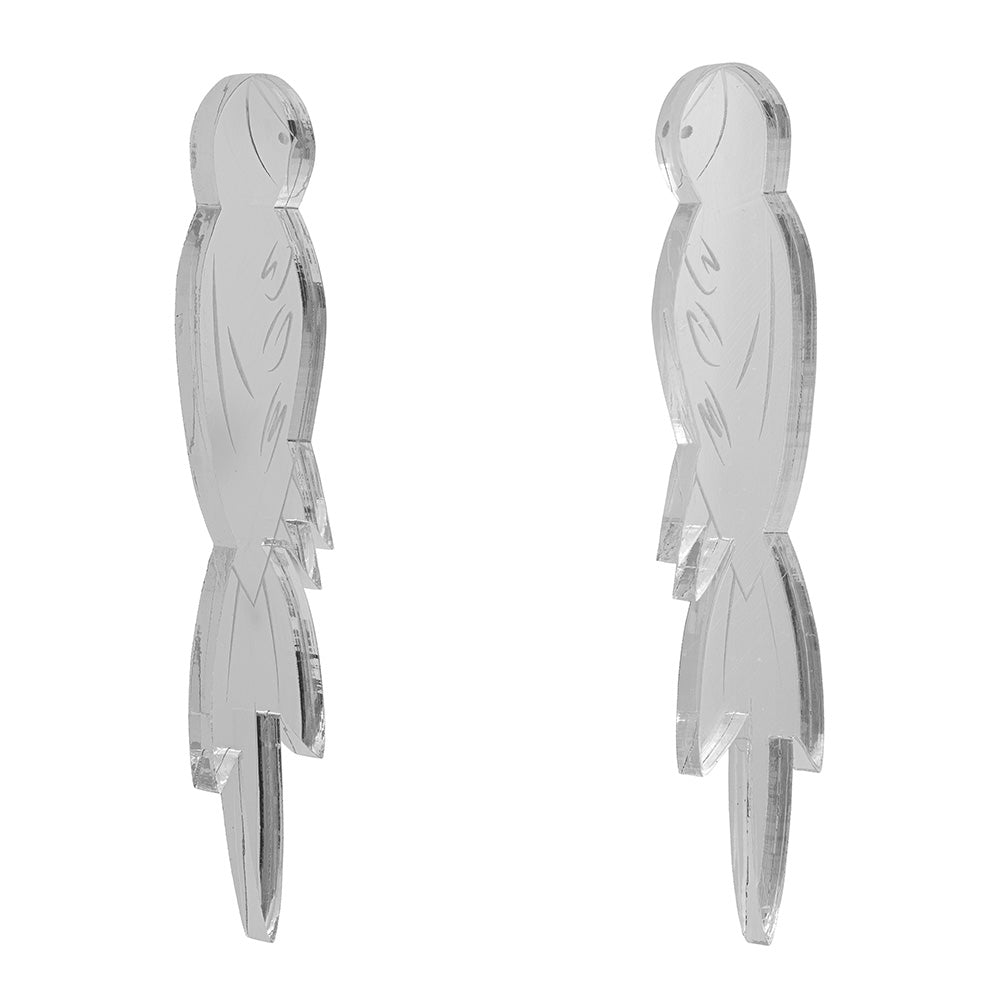 Pendientes Loro plata | OMI Touch Joyas