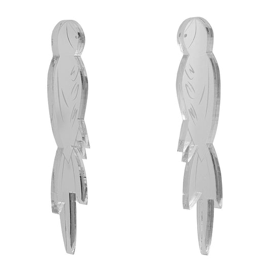 Pendientes Loro plata | OMI Touch Joyas