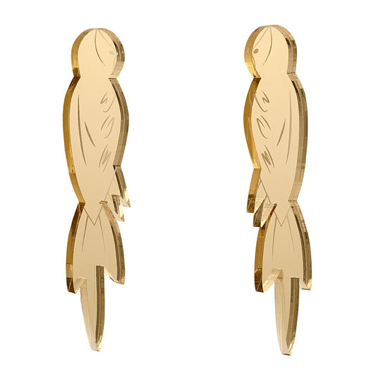 Pendientes Loro | OMI Touch Joyas