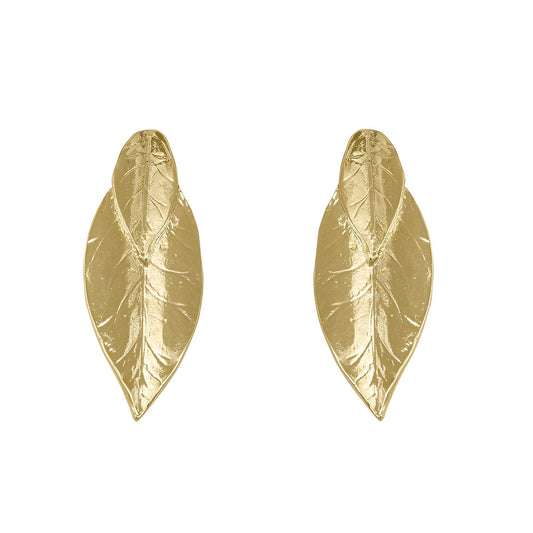 Pendientes Hoja Doble | OMI Touch Joyas