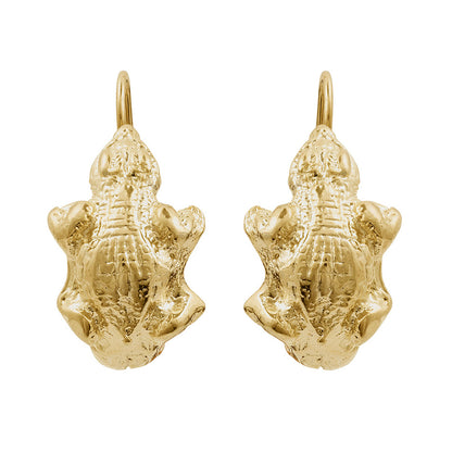 Pendientes Aro Cocodrilo