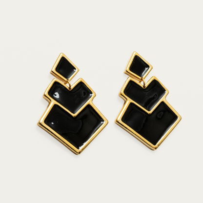 Pendientes Burdeos
