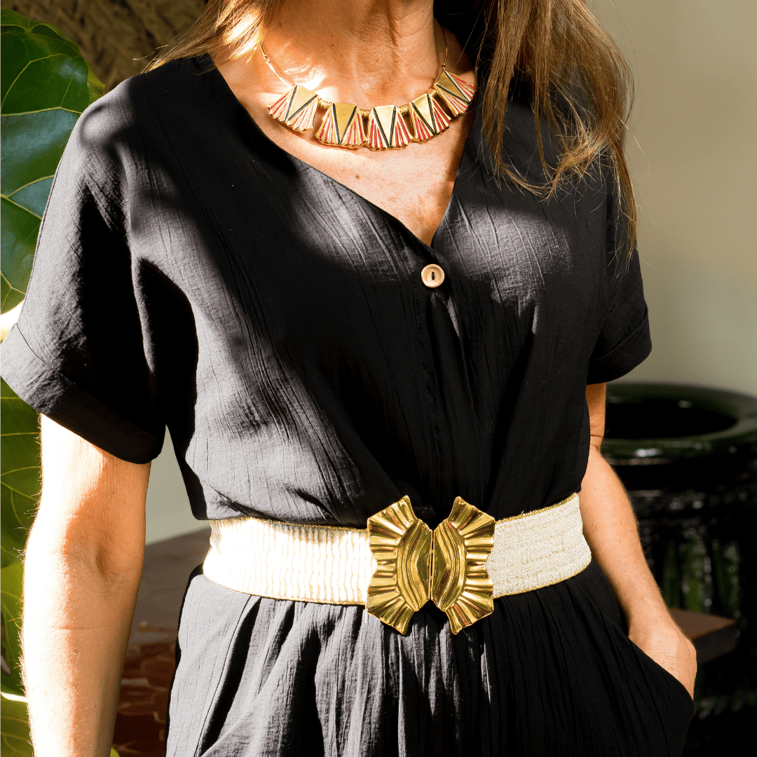 collar Arancha Rosas