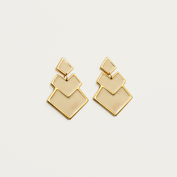 Pendientes Burdeos