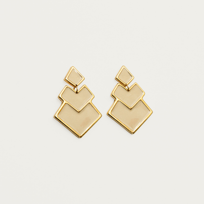 Pendientes Burdeos