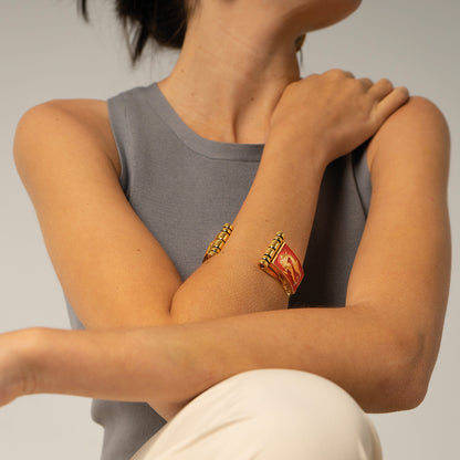 Brazalete Caballito de Mar azul
