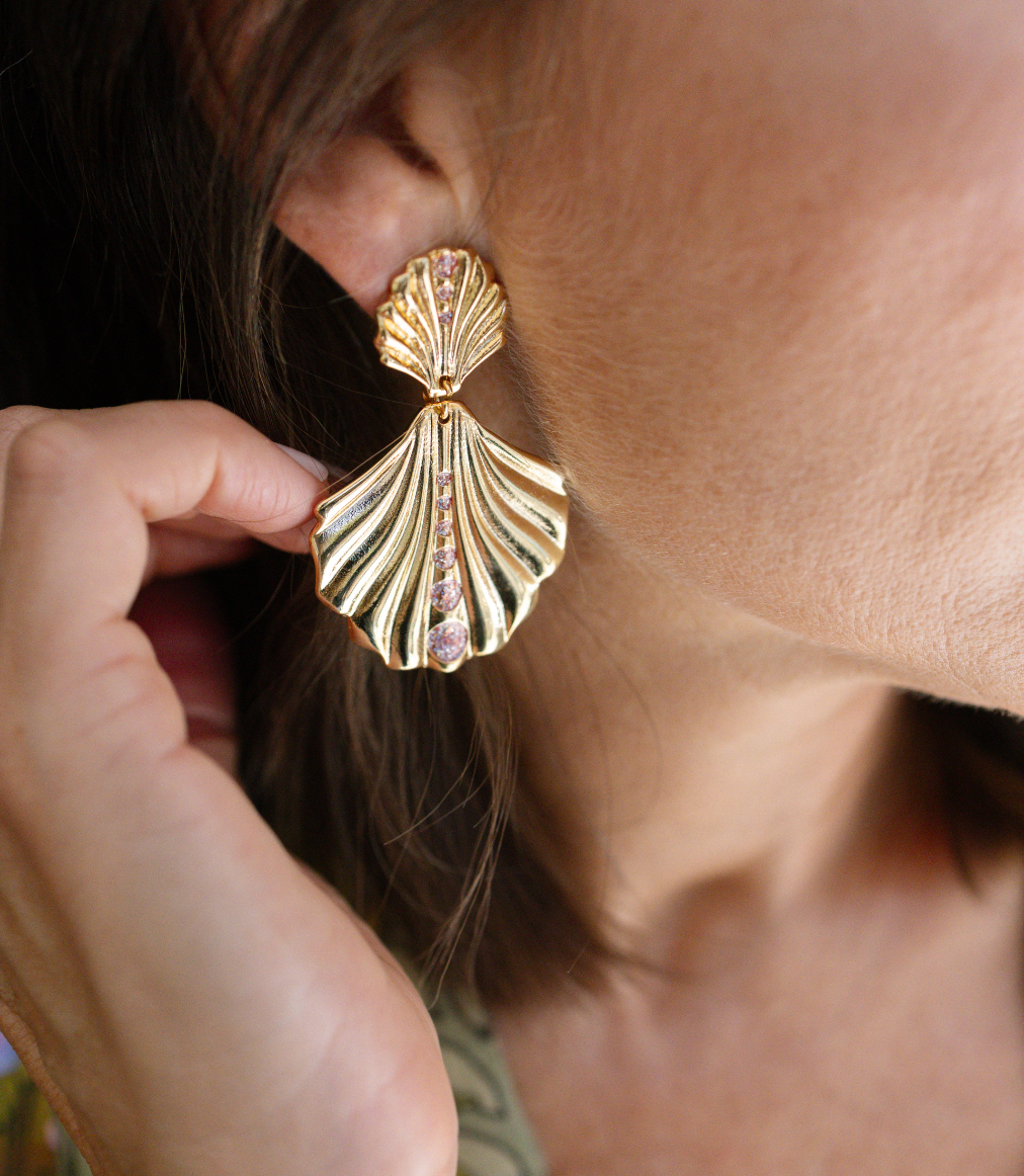 Pendientes Menorca Rosa