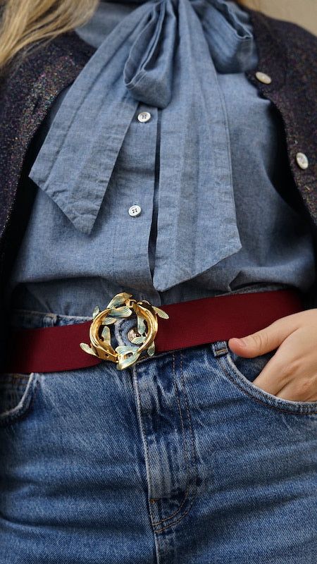 Cinturón Delfín Azul