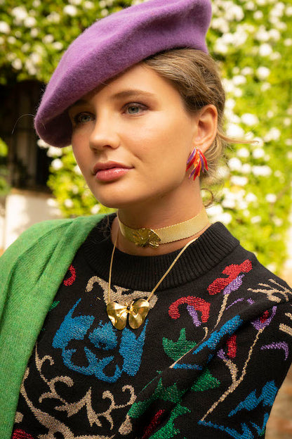 Pendientes Coral esmaltado