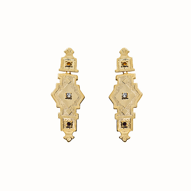 Pendientes Vitola multi | OMI Touch Joyas