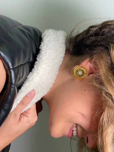 Pendientes Sol | Omitouch Joyas de Diseño en España