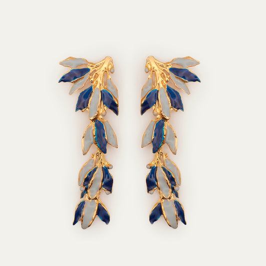 Pendientes Cascada Esmalte | OMI Touch Joyas