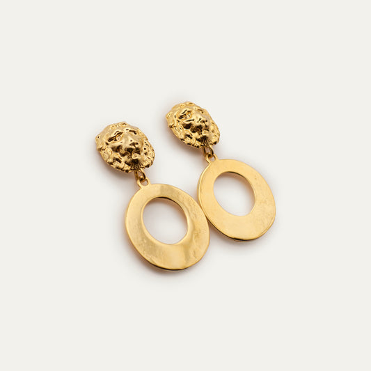 Pendientes León Aro | OMI Touch Joyas