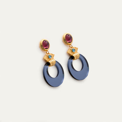 Pendientes Sicilia Gris