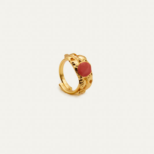 Anillo Parra coral