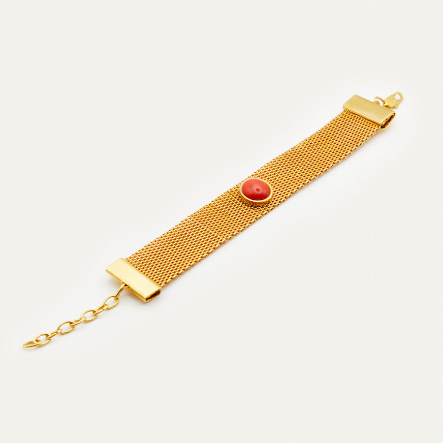 Brazalete Pilar coral