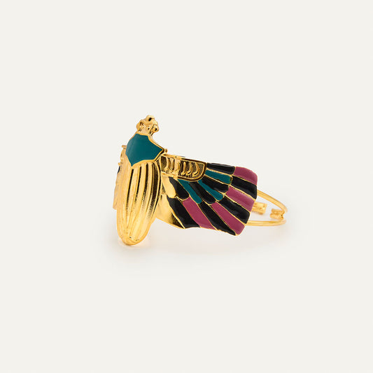 Brazalete Escarabajo Rosa