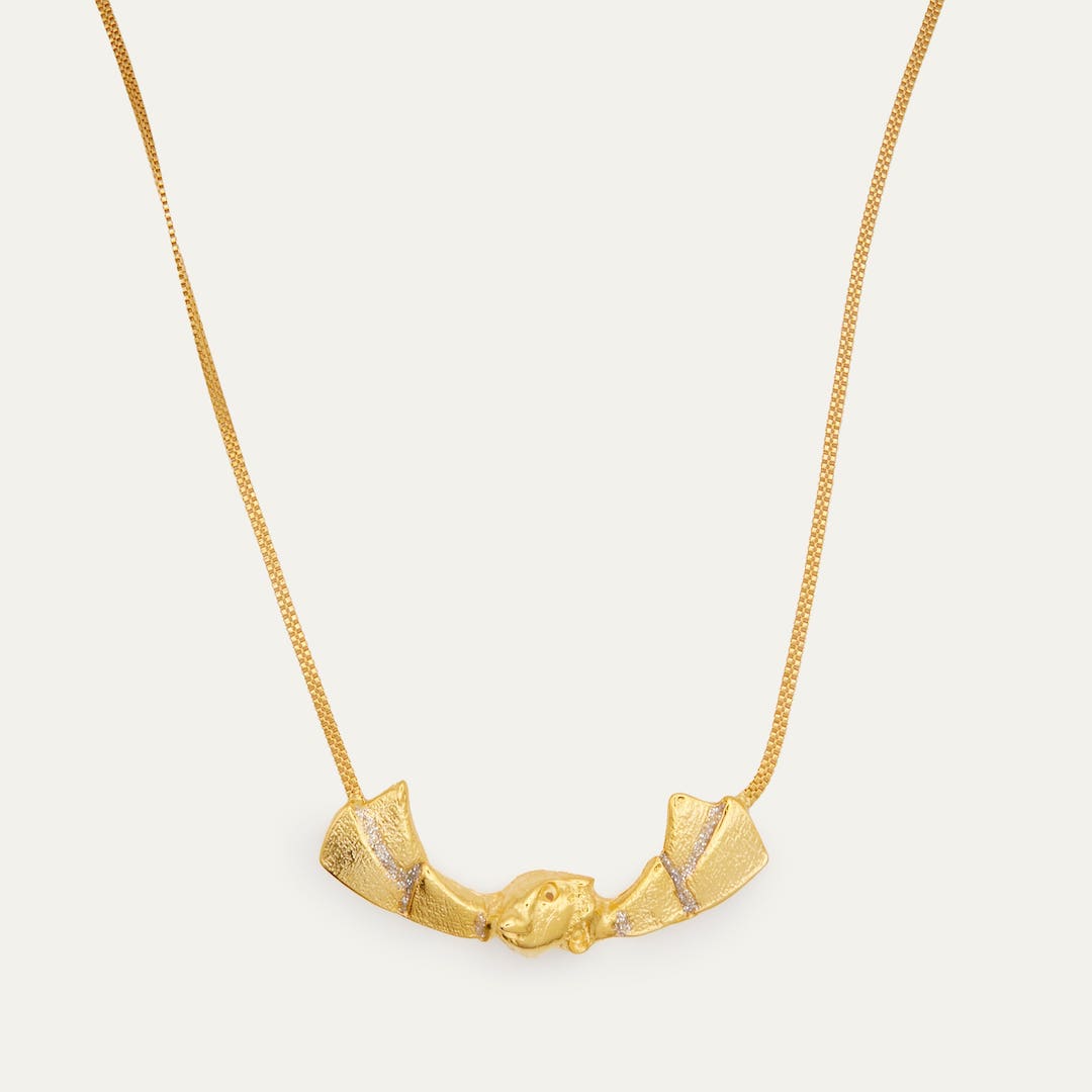 Colgante Jaguar Purpurina | OMI Touch Joyas