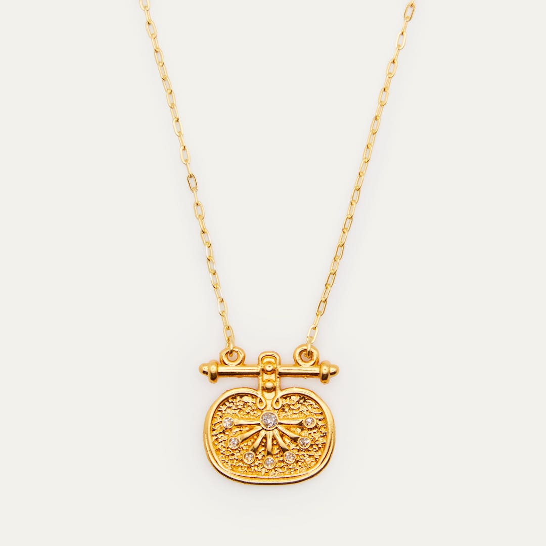 Collar péndulo multi purpurina | OMI Touch Joyas