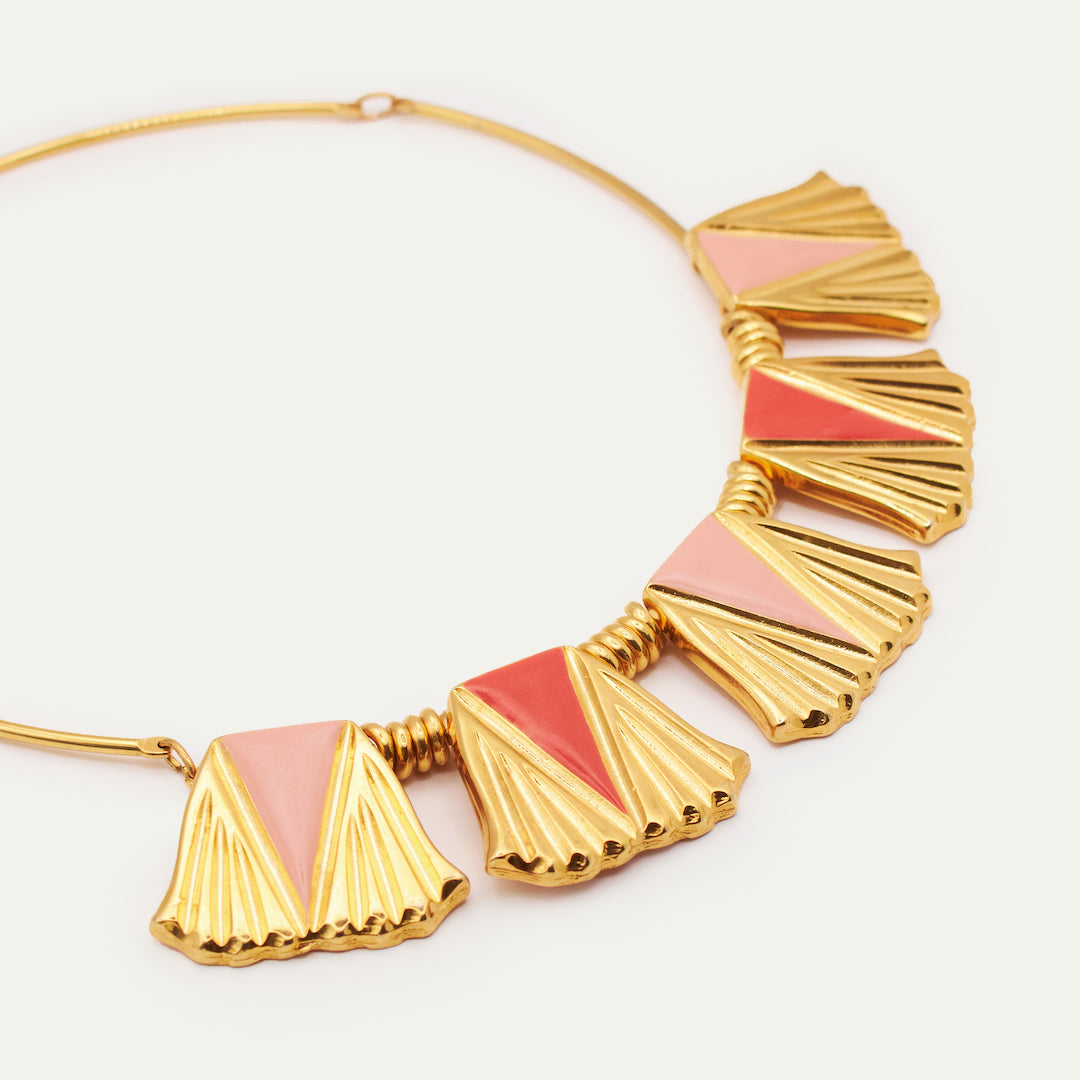 Collar Arancha rosas | OMI Touch Joyas