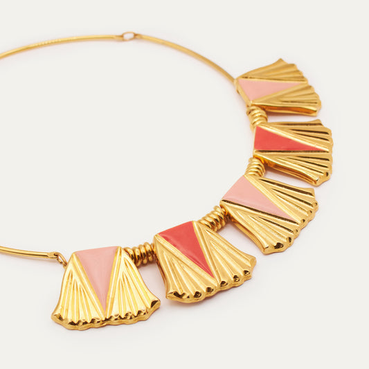 Collar Arancha rosas | OMI Touch Joyas