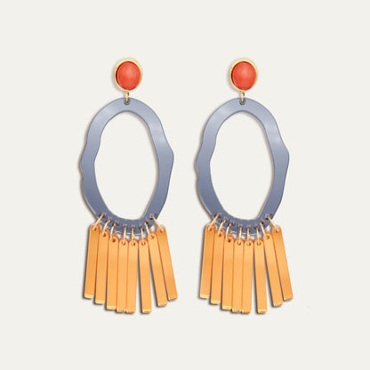 Pendientes aloha coral