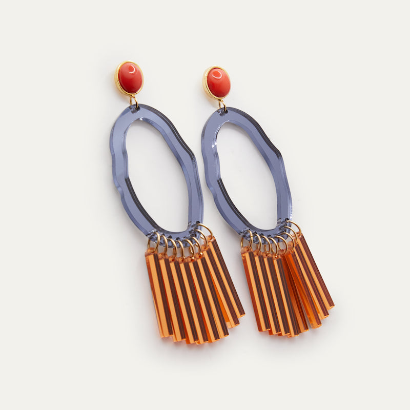 Pendientes Aloha Coral | OMI Touch Joyas