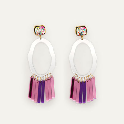 Pendientes Aloha Purpurina